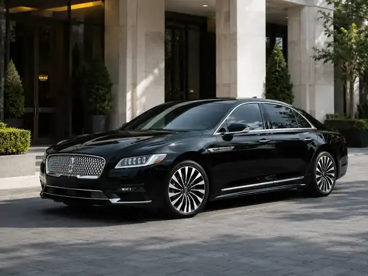 Black executive sedan