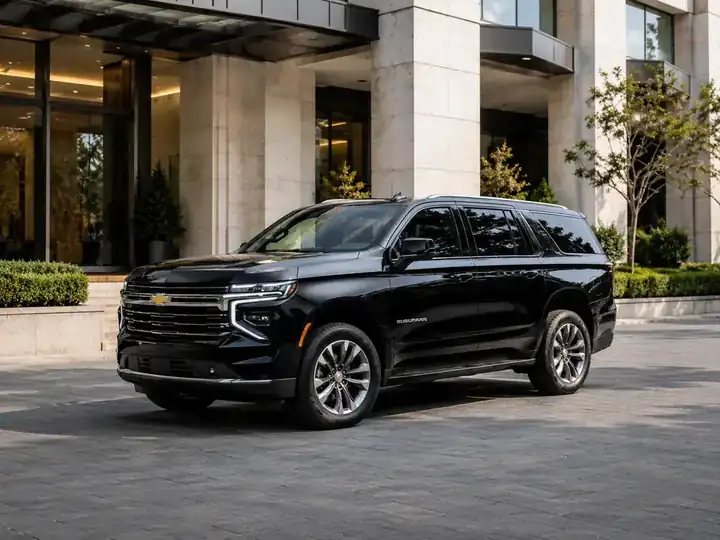 Black luxury SUV