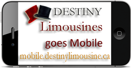 Destiny Limousines on Your Mobiles Now!! Destiny Go Mobile